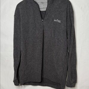 prAna Wenthworth 1/4 zip pull over sweater sweatshirt gray sz Large